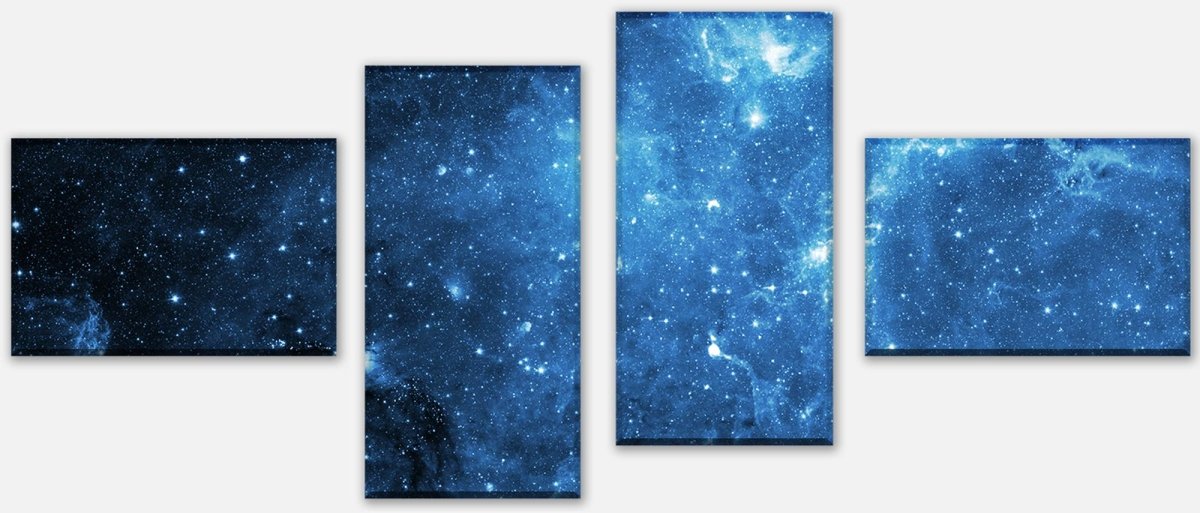 Leinwandbild Mehrteiler Sternennebel M0468