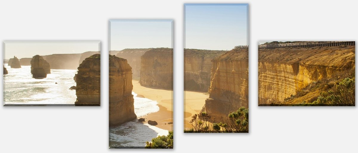 Leinwandbild Mehrteiler Zwölf Apostel - Australien M0482