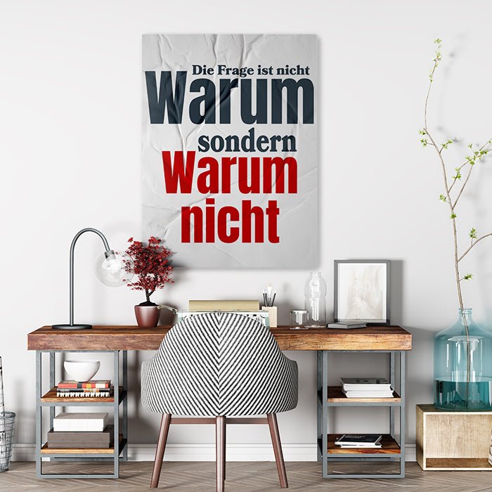 Leinwandbild Warum nicht Hochformat M0526 kaufen - Bild 2