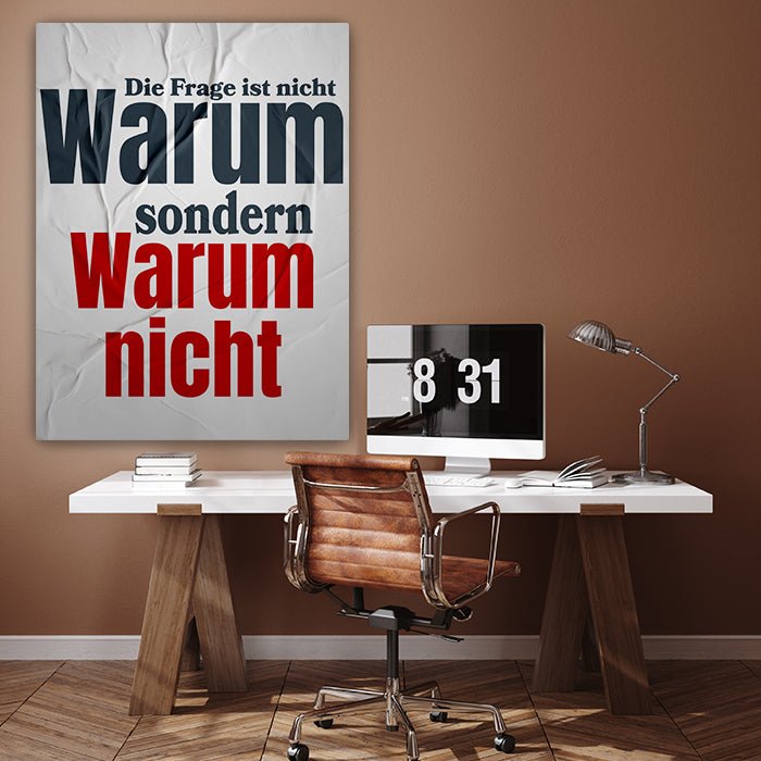 Leinwandbild Warum nicht Hochformat M0526 kaufen - Bild 3