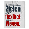 Leinwandbild Spruch, Flexible Wege M0527