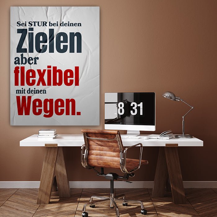 Leinwandbild Flexible Wege Hochformat M0527 kaufen - Bild 3