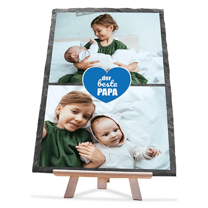 Schiefertafel Bester Papa M0548 - Bild 1