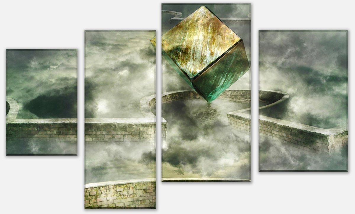 Leinwandbild Mehrteiler magische Box M0770