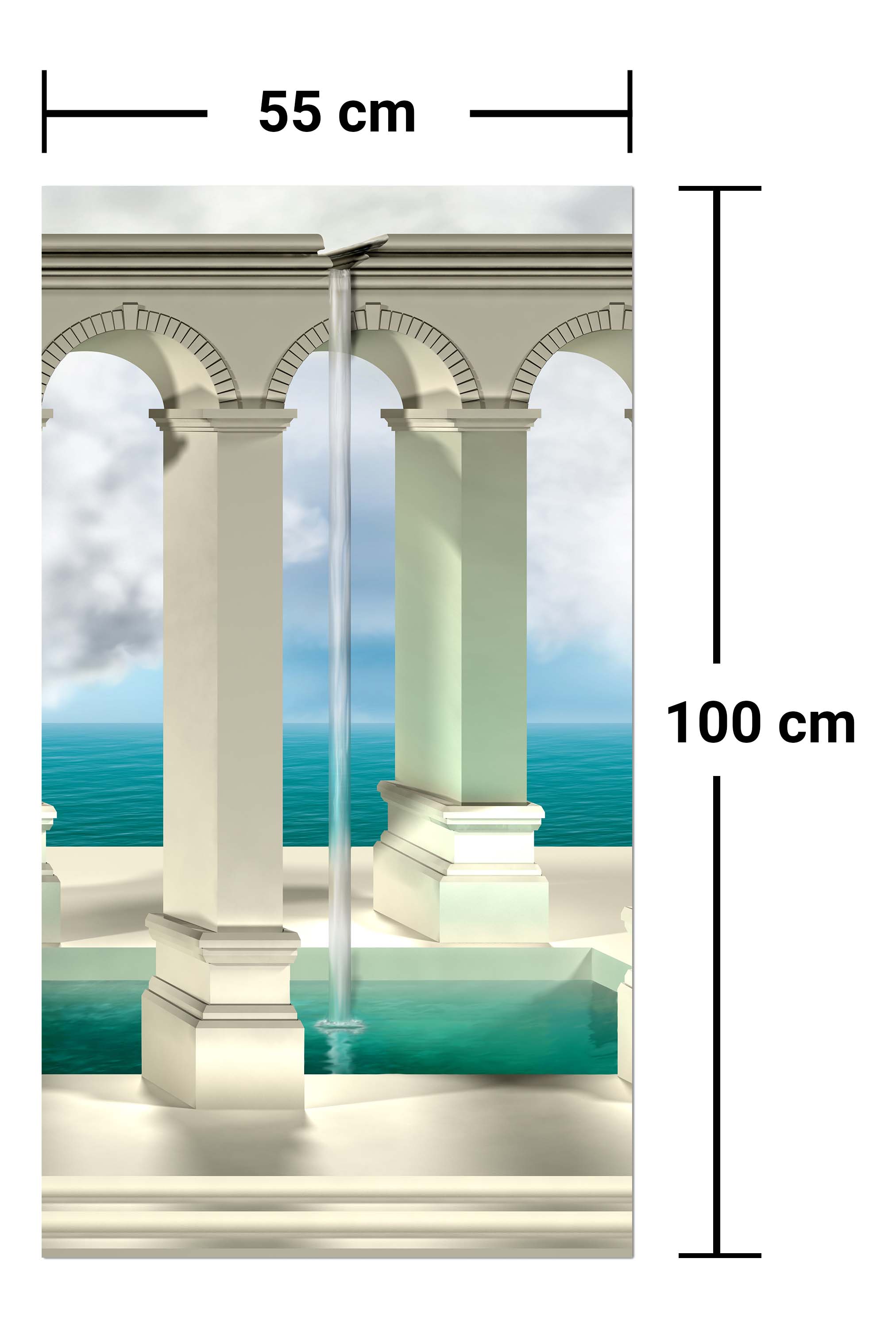 Garderobe optische Täuschung eines Wasserfalls M0774 entdecken - Bild 7