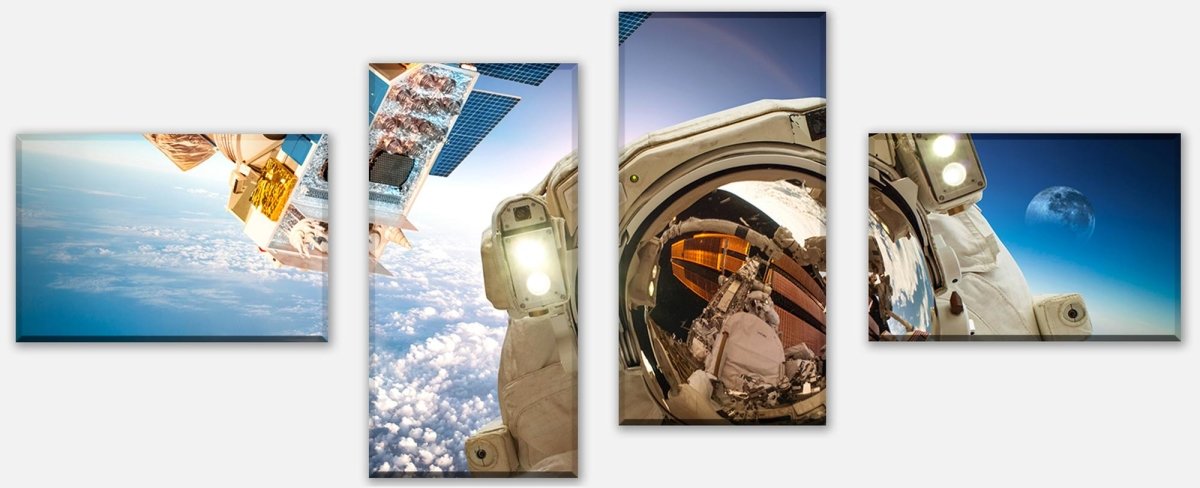 Leinwandbild Mehrteiler Astronaut M0780