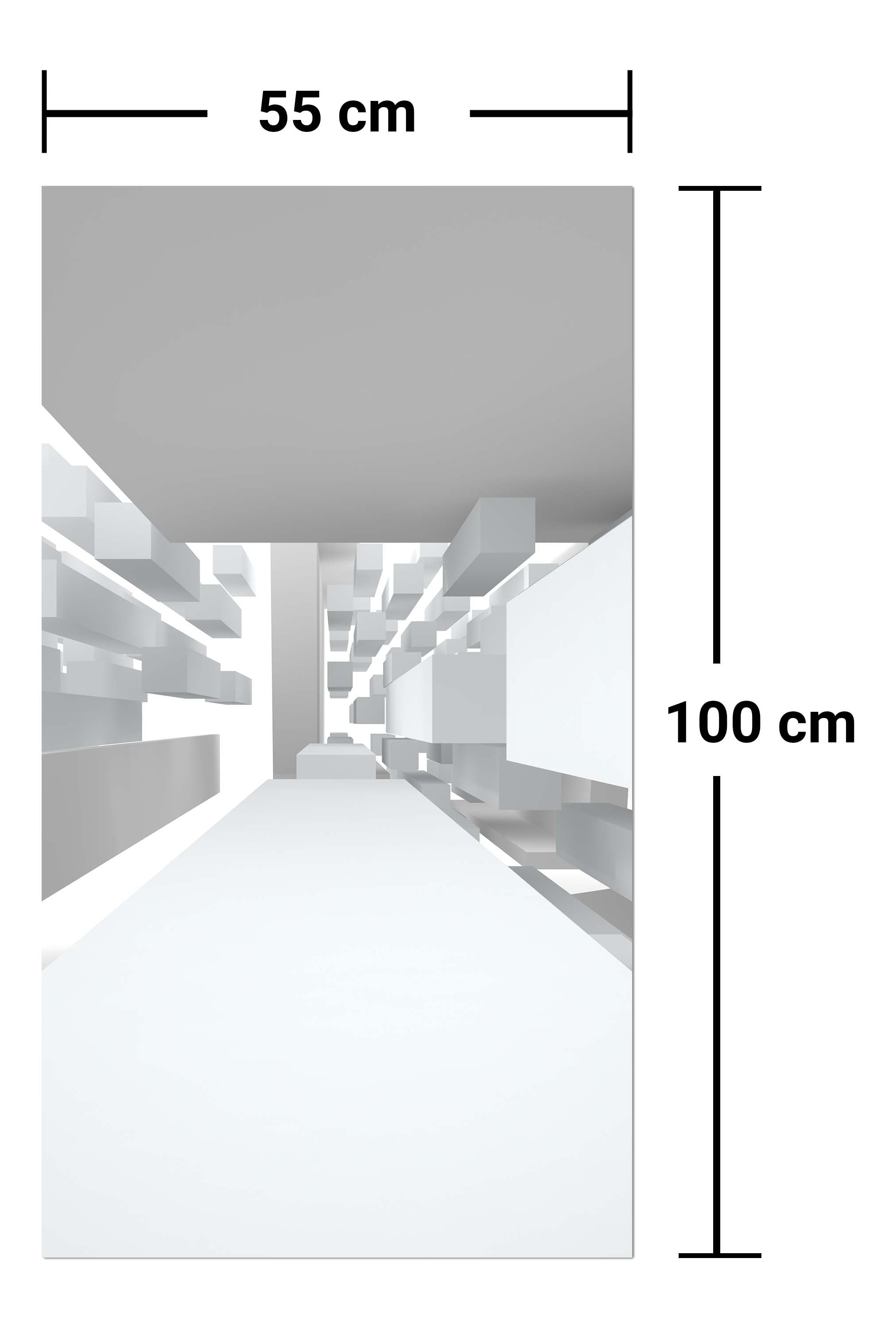 Garderobe Abstrakte weiße Architektur M0787 entdecken - Bild 7