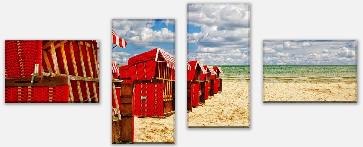 Leinwandbild Mehrteiler Ostsee M0866