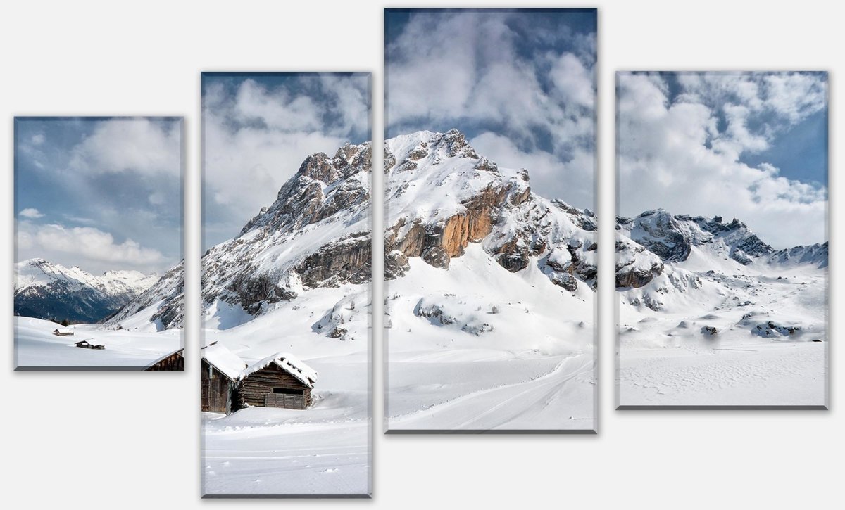 Leinwandbild Mehrteiler Dolomiten, Alpen, Italien M0867