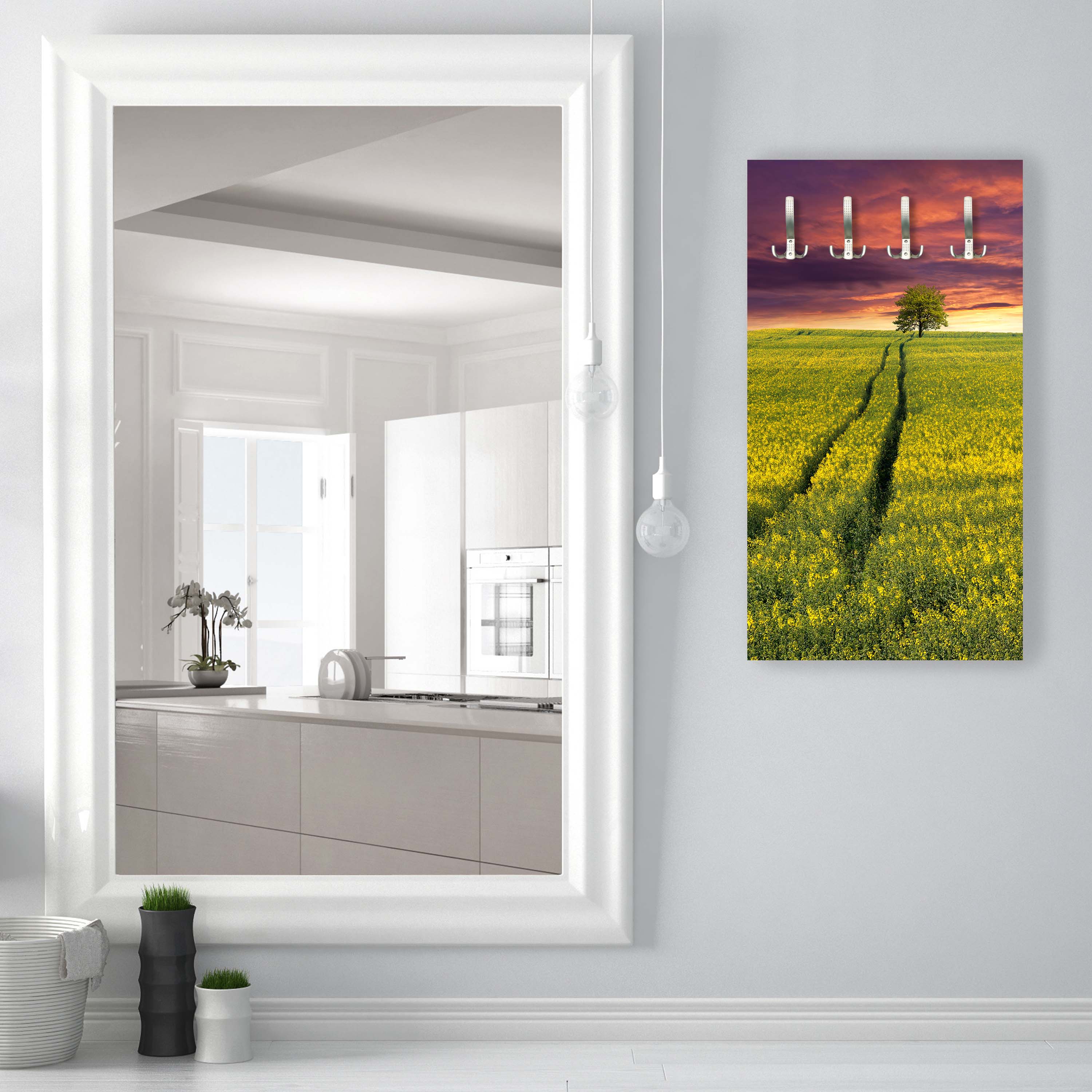 Garderobe Landschaft mit einem Feld von gelben Blumen M0874 entdecken - Bild 5