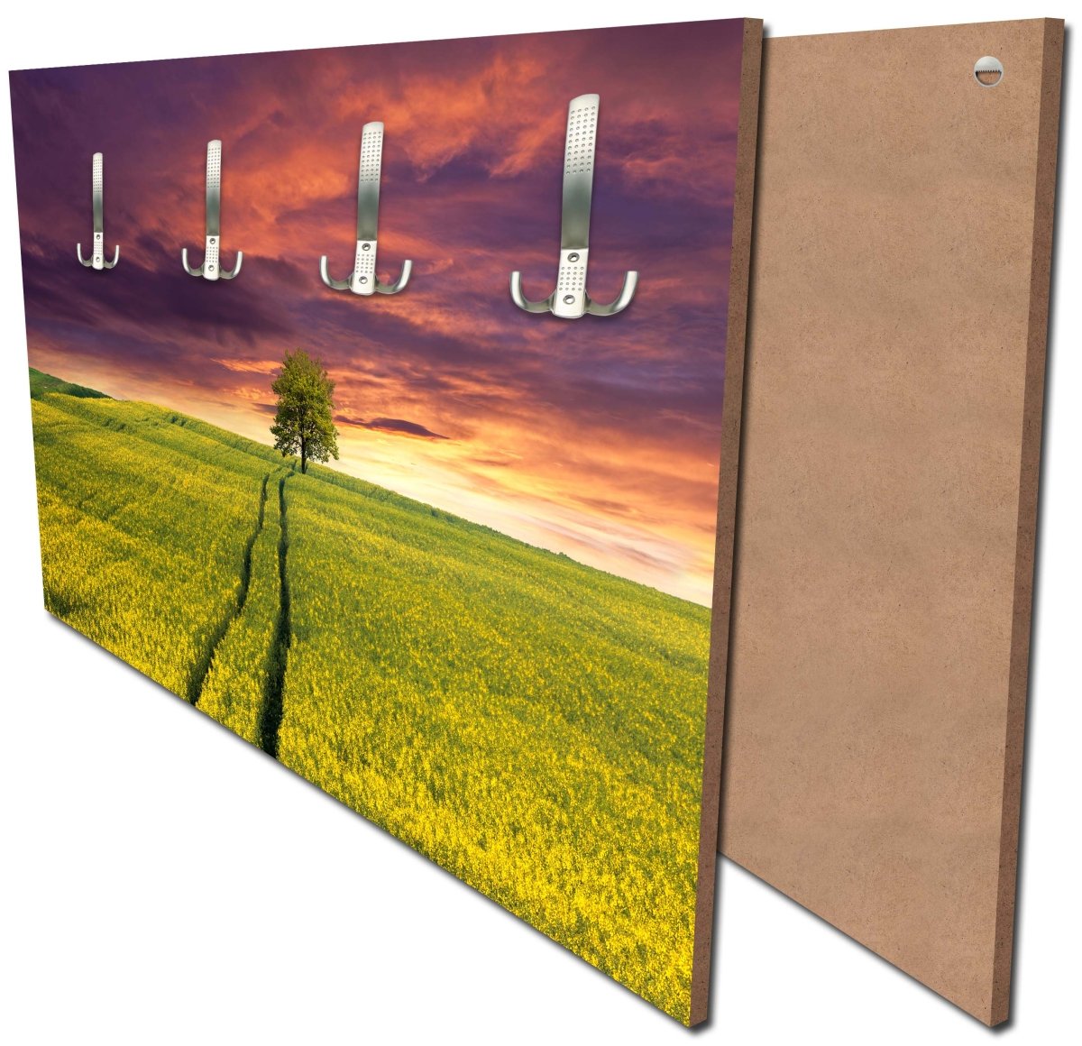 Garderobe Landschaft mit einem Feld von gelben Blumen M0874