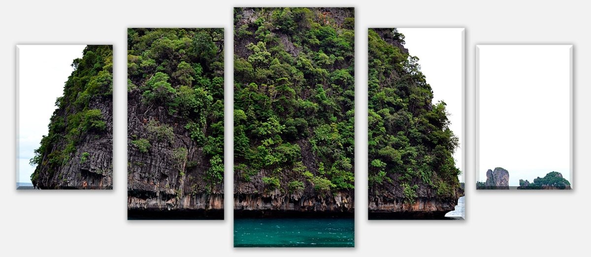 Leinwandbild Mehrteiler Atoll auf Phi Phi Inseln M0878 entdecken - Bild 1
