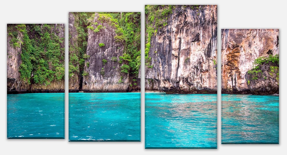 Leinwandbild Mehrteiler Klippe M0924