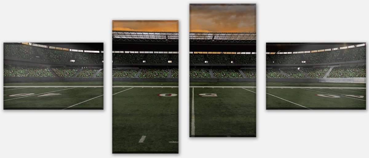 Leinwandbild Mehrteiler American Football Stadium M0930