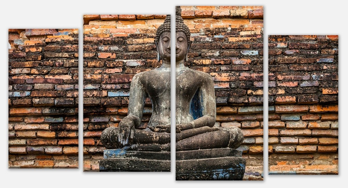 Leinwandbild Mehrteiler Sukhothai historischer Park M0964