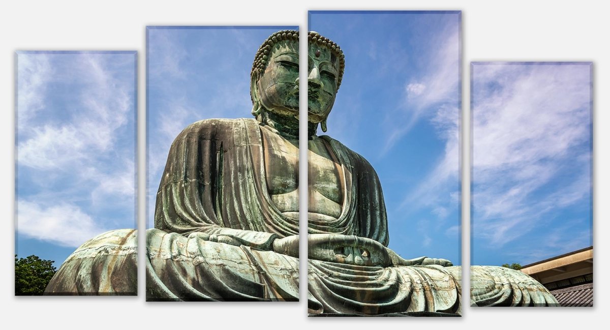 Leinwandbild Mehrteiler Der Große Buddha von Kamakura M0973