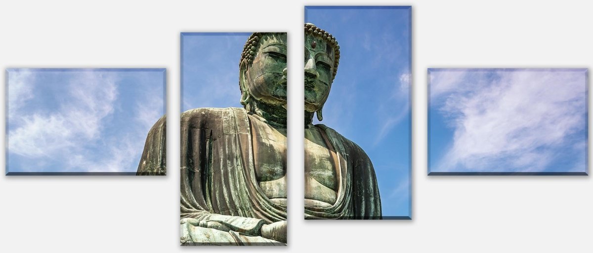 Leinwandbild Mehrteiler Der Große Buddha von Kamakura M0973