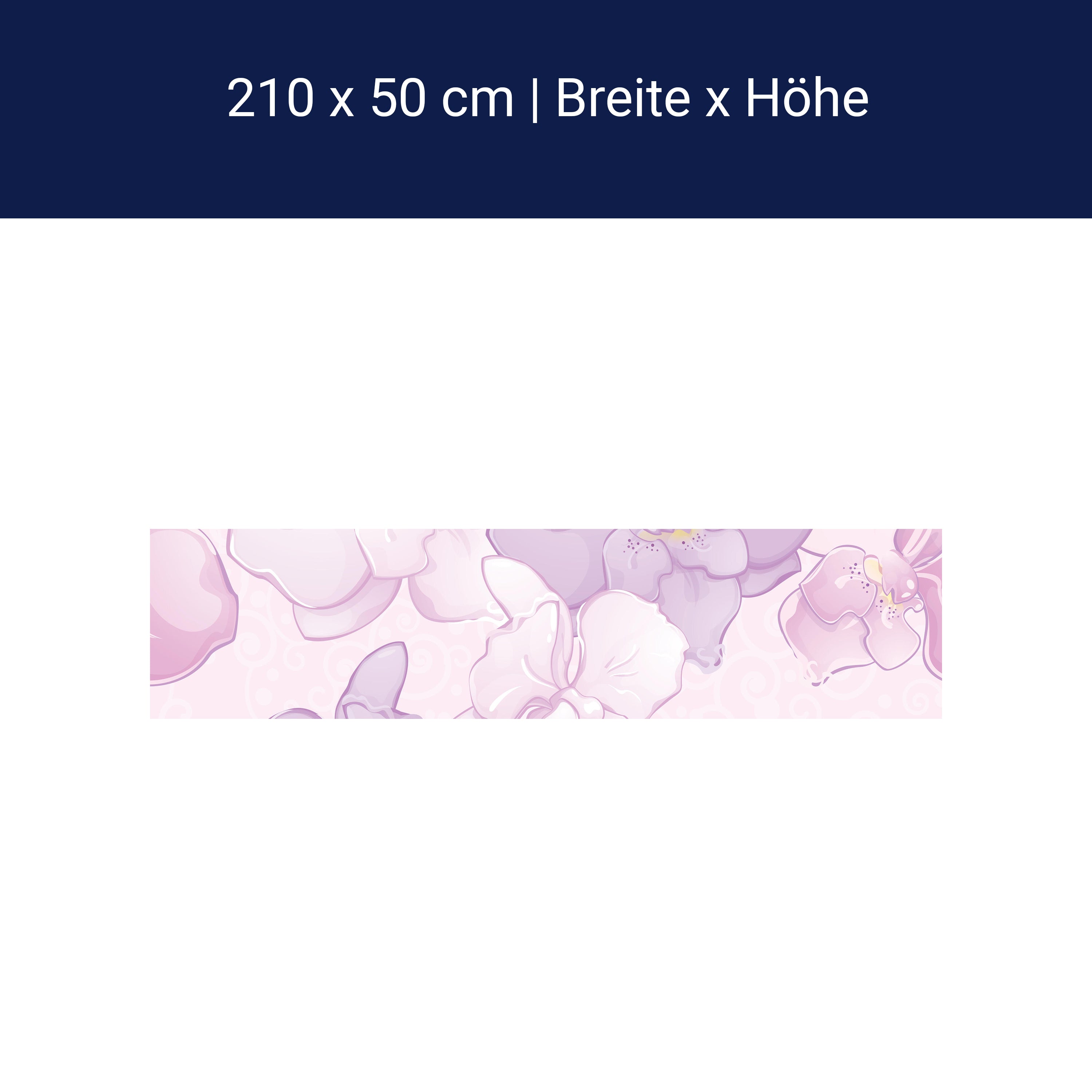 Küchenrückwand Elegantes Blumenmotiv M0998