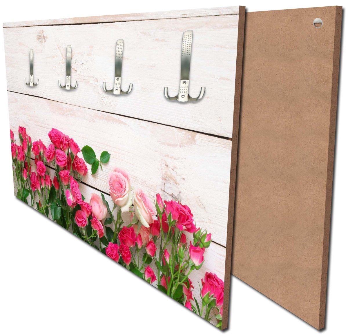 Garderobe Rosa und karminrote Rosen M1034