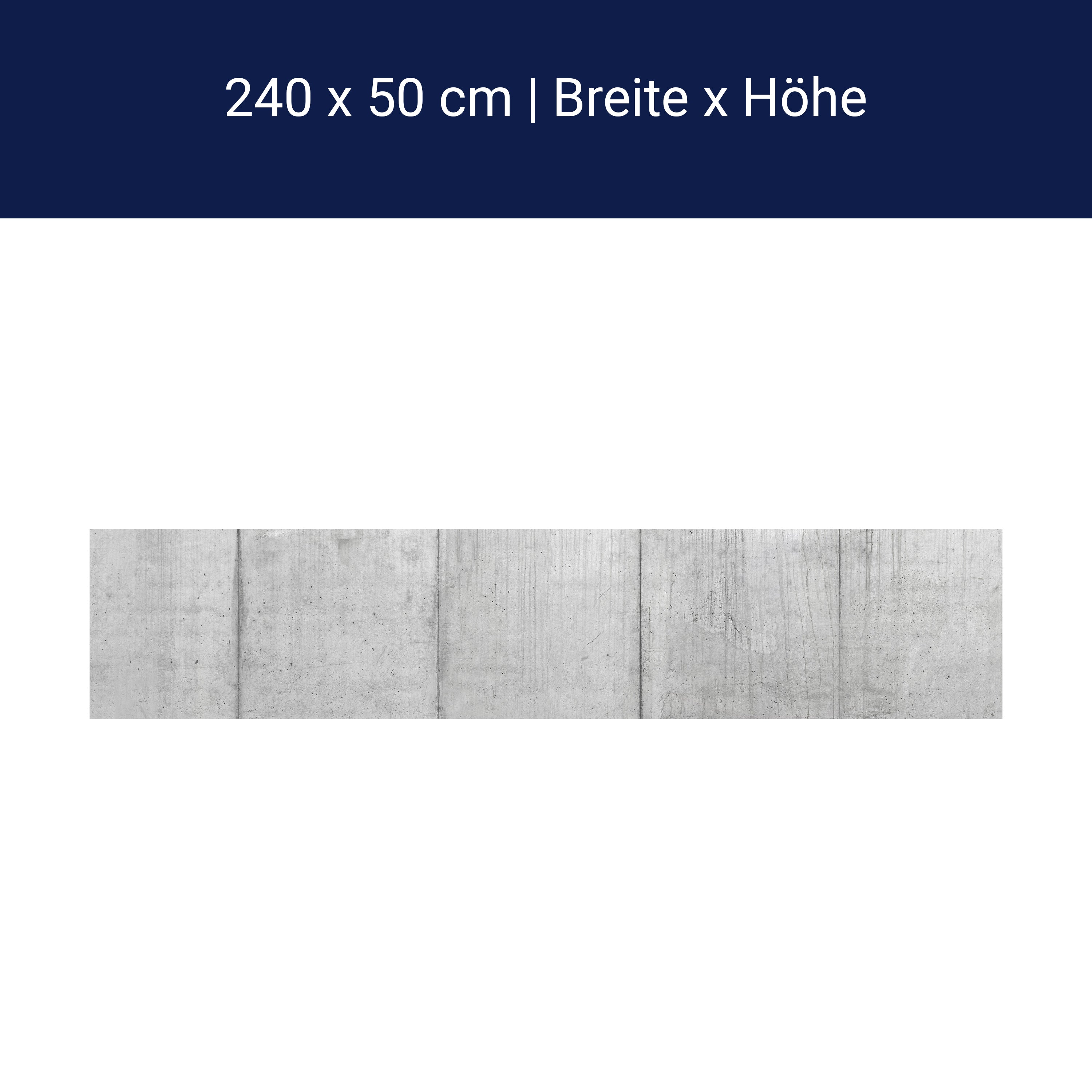 Küchenrückwand Betonwand Grau Betonteile Rohbau M1067