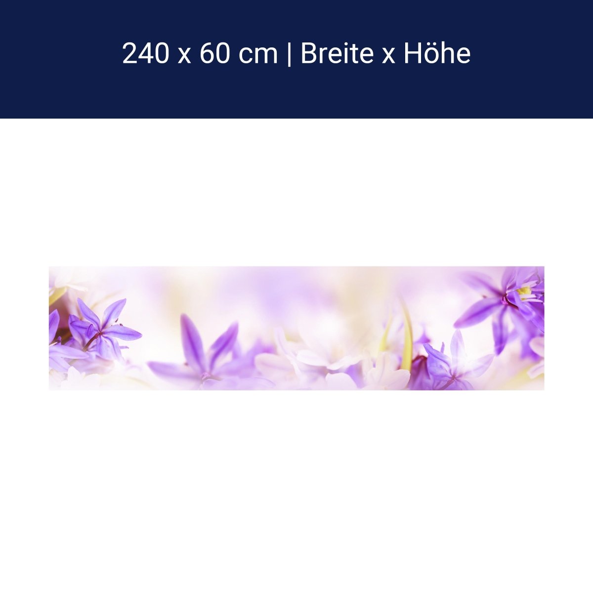 Küchenrückwand Lila Natur Blume Lilie Fokus Weichzeichn M1135